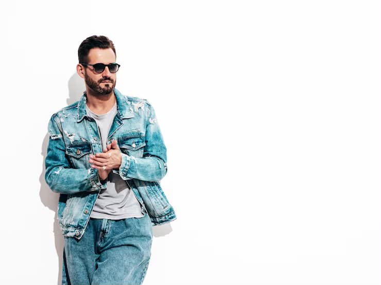 Distressed Denim Jacket