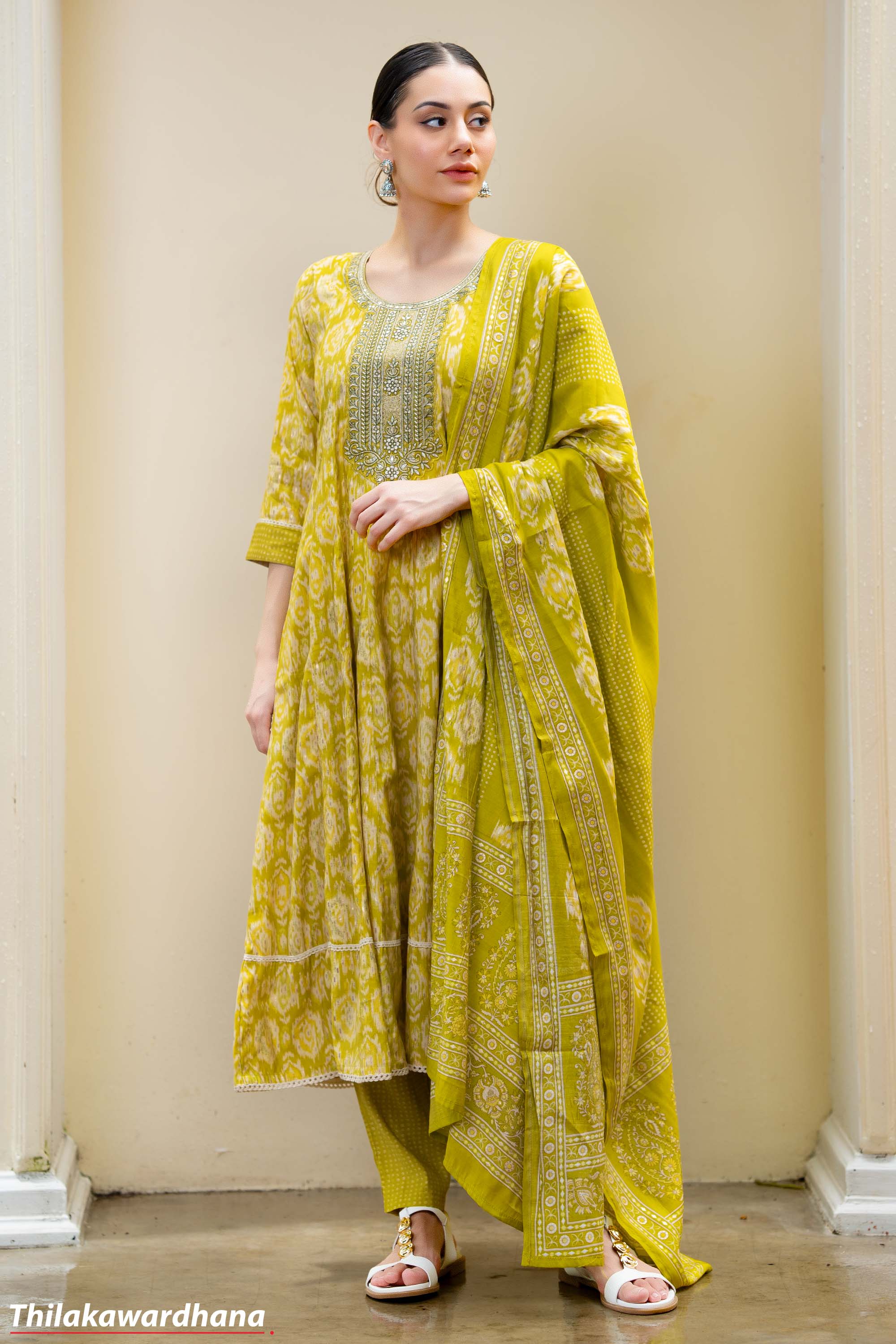 Printed 3Pcs Kurtha Set — photo 1 of 3